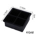 4/6/8/15 Grid Big Ice Tray Mold Box Large Food Grade Silicone Ice Cube Square Tray Mold Diy Bar Pub Wine Ice Blocks Maker Model - Shopsta EU